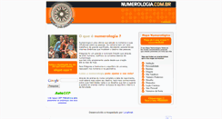 Desktop Screenshot of numerologia.com.br